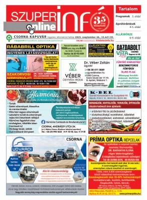 2025. szeptember 26. - 39. hét