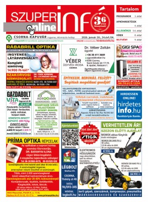 2026. január 30. - 05. hét