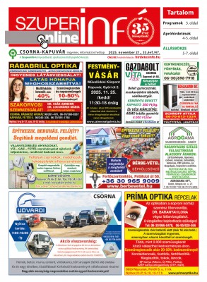 2025. november 21. - 47. hét