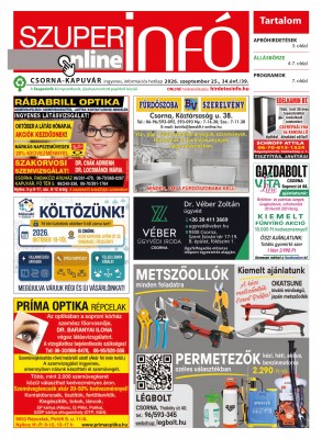 2026. szeptember 25. - 39. hét