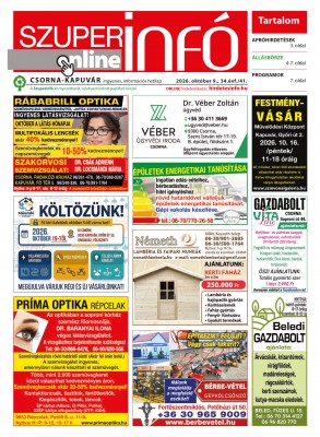 2026. október 9. - 41. hét