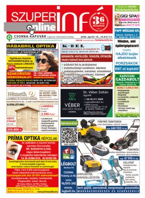 2026. április 10. - 15. hét